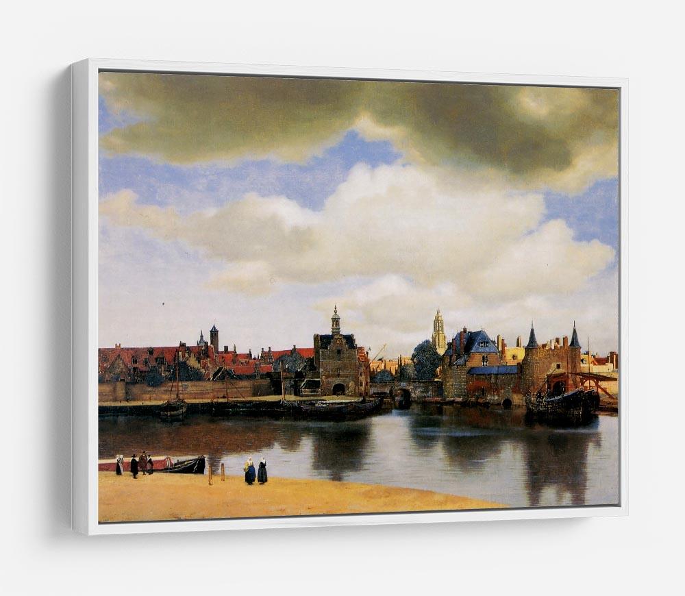 View of Delft by Vermeer HD Metal Print - Canvas Art Rocks - 7