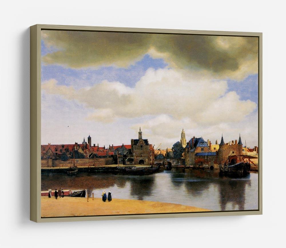 View of Delft by Vermeer HD Metal Print - Canvas Art Rocks - 8