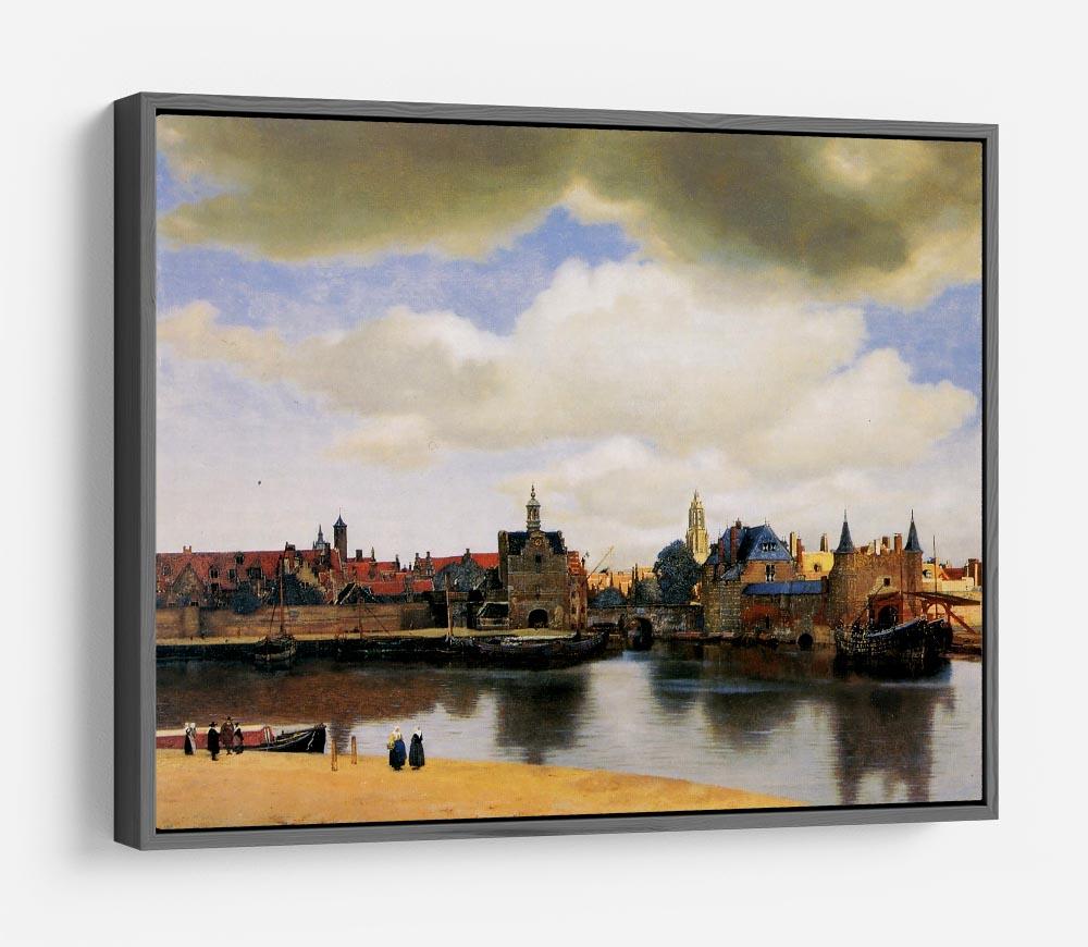 View of Delft by Vermeer HD Metal Print - Canvas Art Rocks - 9
