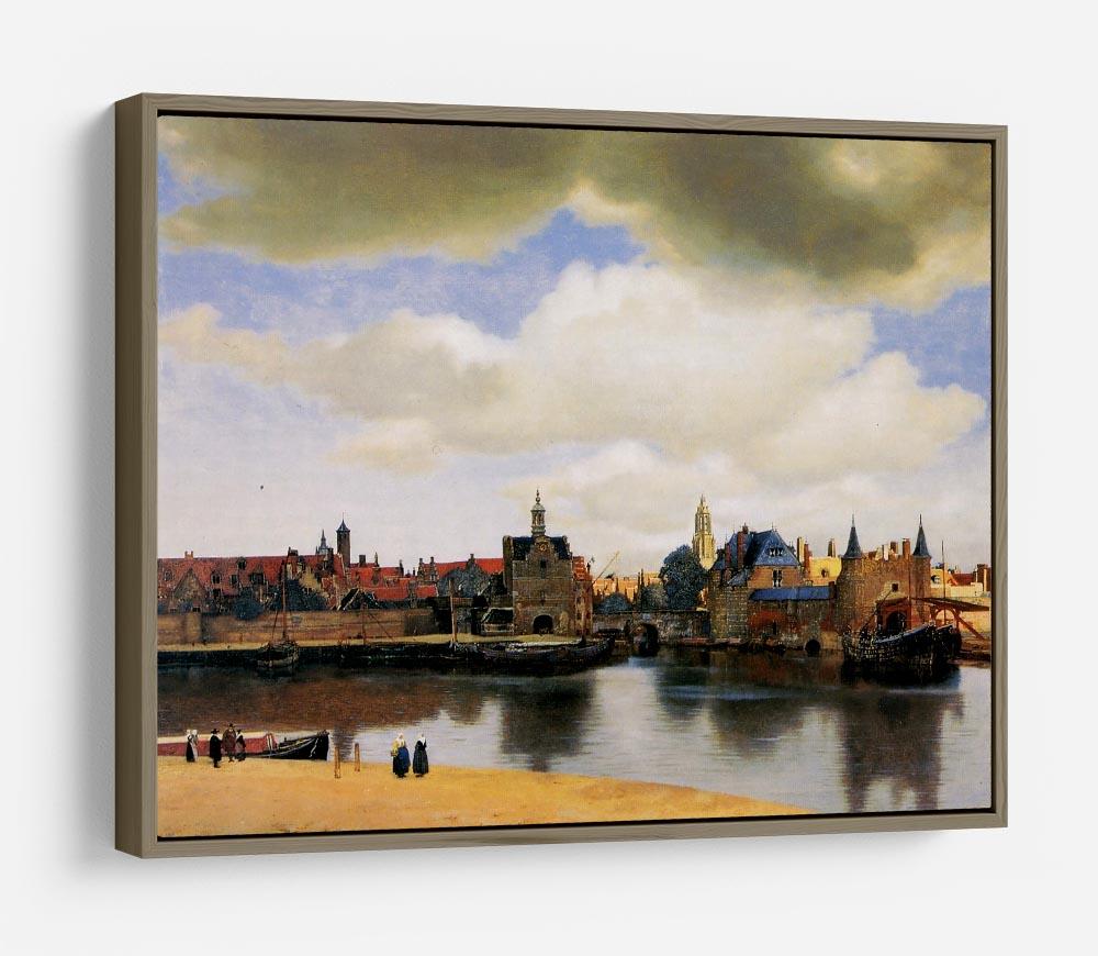 View of Delft by Vermeer HD Metal Print - Canvas Art Rocks - 10