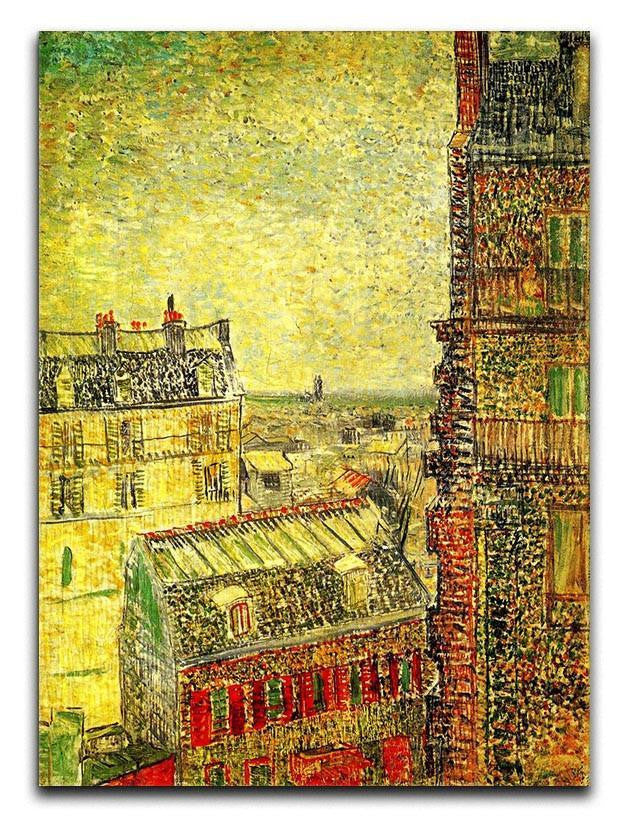 View of Paris from Vincent s Room in the Rue Lepic by Van Gogh Canvas Print & Poster  - Canvas Art Rocks - 1