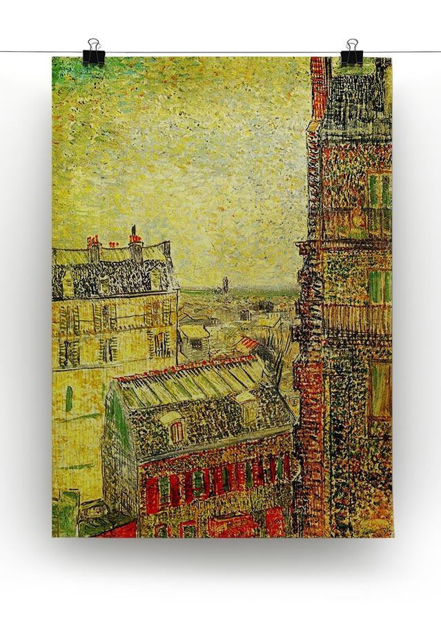 View of Paris from Vincent s Room in the Rue Lepic by Van Gogh Canvas Print & Poster - Canvas Art Rocks - 2
