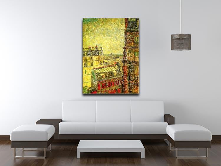 View of Paris from Vincent s Room in the Rue Lepic by Van Gogh Canvas Print & Poster - Canvas Art Rocks - 4
