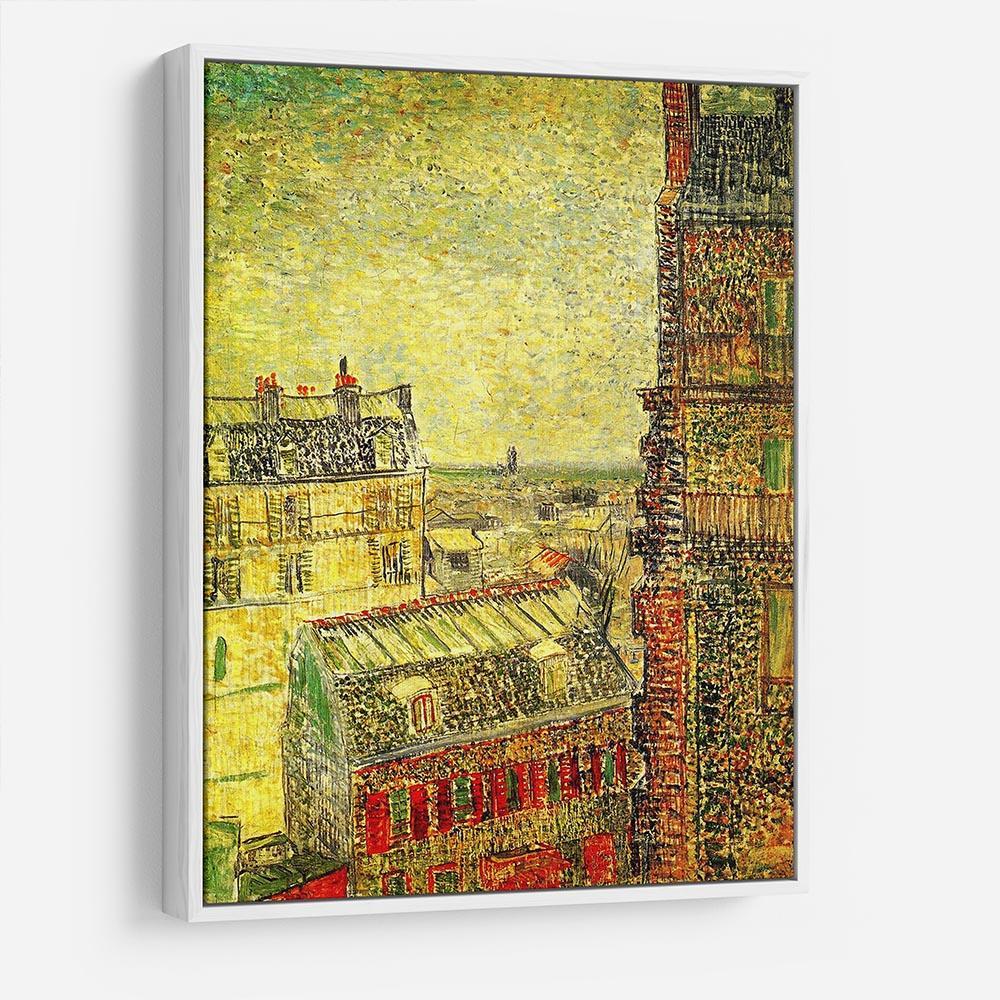 View of Paris from Vincent s Room in the Rue Lepic by Van Gogh HD Metal Print