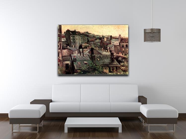 View of Roofs and Backs of Houses by Van Gogh Canvas Print & Poster - Canvas Art Rocks - 4