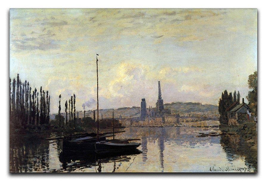 View of Rouen by Monet Canvas Print & Poster  - Canvas Art Rocks - 1