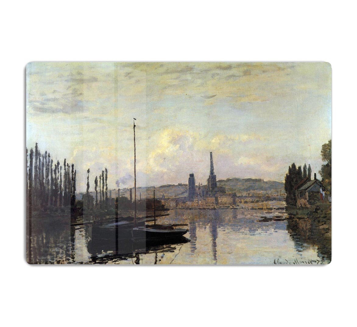 View of Rouen by Monet HD Metal Print
