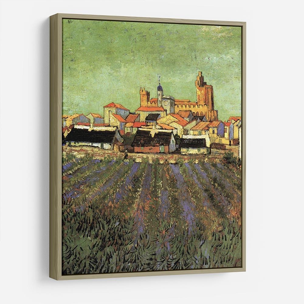 View of Saintes-Maries by Van Gogh HD Metal Print
