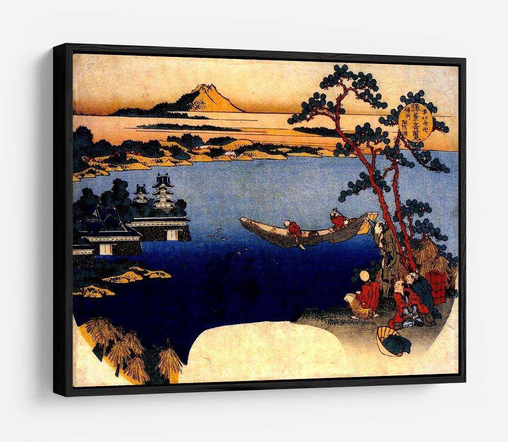 View of lake Suwa by Hokusai HD Metal Print