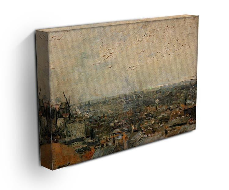 View of paris from Montmarte by Van Gogh Canvas Print & Poster - Canvas Art Rocks - 3