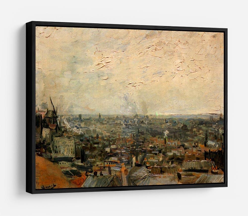 View of paris from Montmarte by Van Gogh HD Metal Print