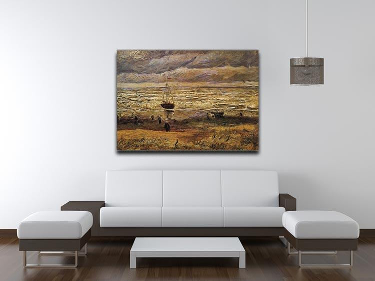 View of the Sea at Scheveningen by Van Gogh Canvas Print & Poster - Canvas Art Rocks - 4