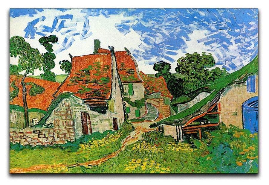 Village Street in Auvers by Van Gogh Canvas Print & Poster  - Canvas Art Rocks - 1