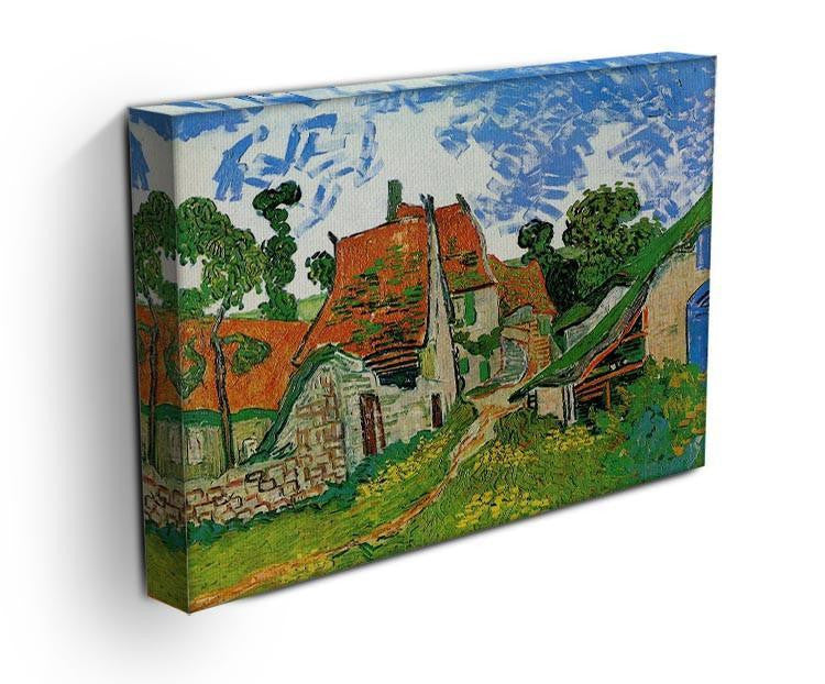 Village Street in Auvers by Van Gogh Canvas Print & Poster - Canvas Art Rocks - 3