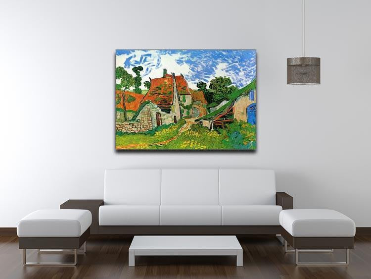 Village Street in Auvers by Van Gogh Canvas Print & Poster - Canvas Art Rocks - 4