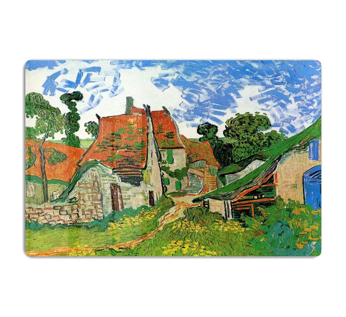 Village Street in Auvers by Van Gogh HD Metal Print
