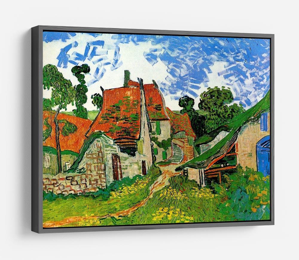 Village Street in Auvers by Van Gogh HD Metal Print