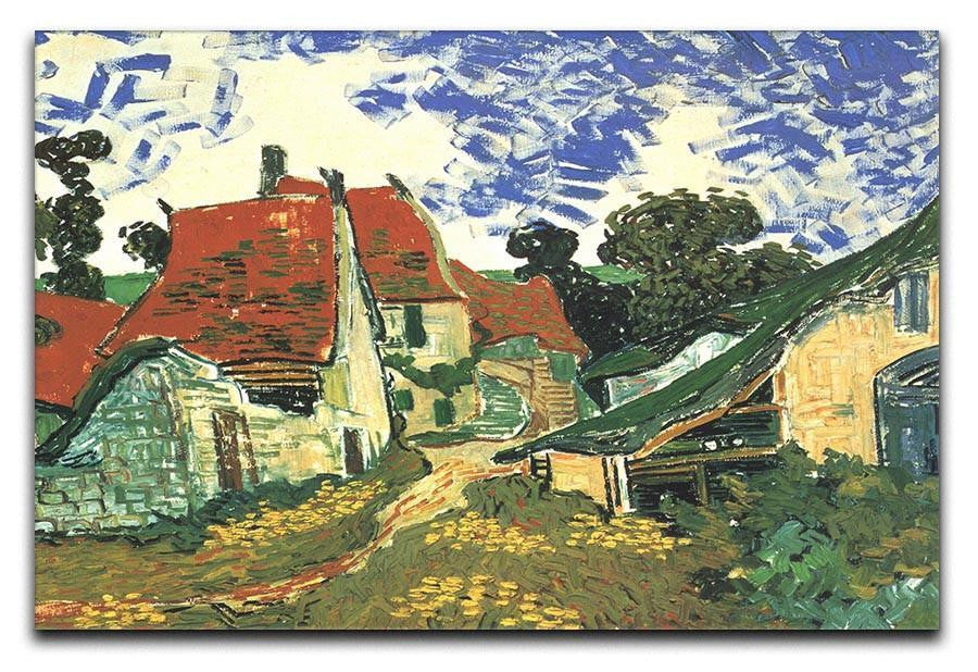 Villages Street in Auvers by Van Gogh Canvas Print & Poster  - Canvas Art Rocks - 1