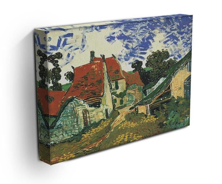 Villages Street in Auvers by Van Gogh Canvas Print & Poster - Canvas Art Rocks - 3