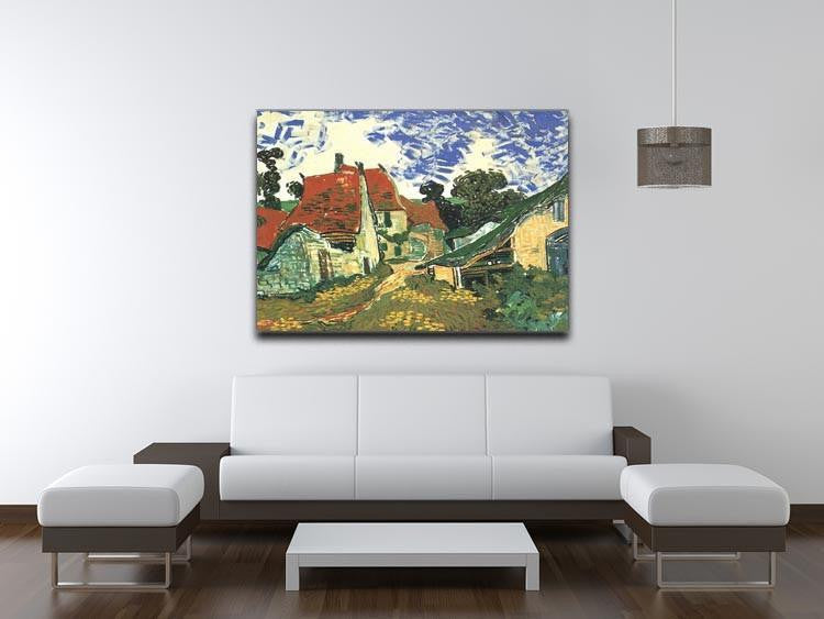 Villages Street in Auvers by Van Gogh Canvas Print & Poster - Canvas Art Rocks - 4