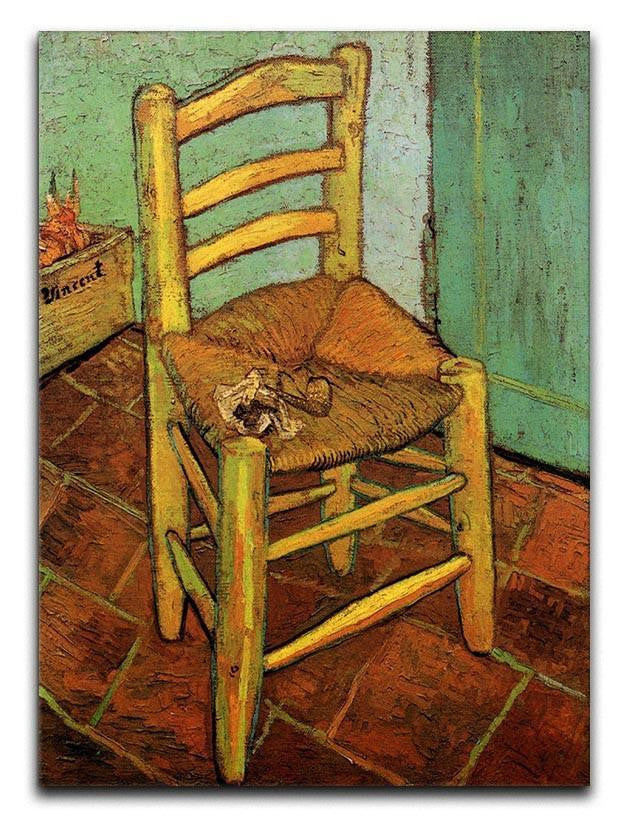 Vincent's Chair with His Pipe by Van Gogh Canvas Print & Poster  - Canvas Art Rocks - 1