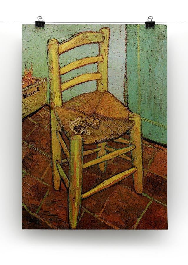 Vincent's Chair with His Pipe by Van Gogh Canvas Print & Poster - Canvas Art Rocks - 2