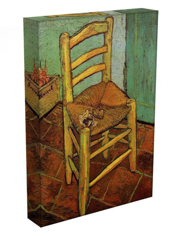 Vincent's Chair with His Pipe by Van Gogh Canvas Print & Poster - Canvas Art Rocks - 3
