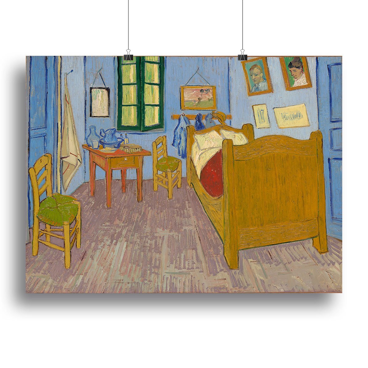 Vincents bedroom at Arles Canvas Print or Poster