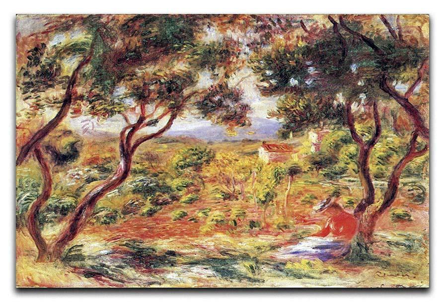 Vines at Cagnes by Renoir Canvas Print or Poster  - Canvas Art Rocks - 1