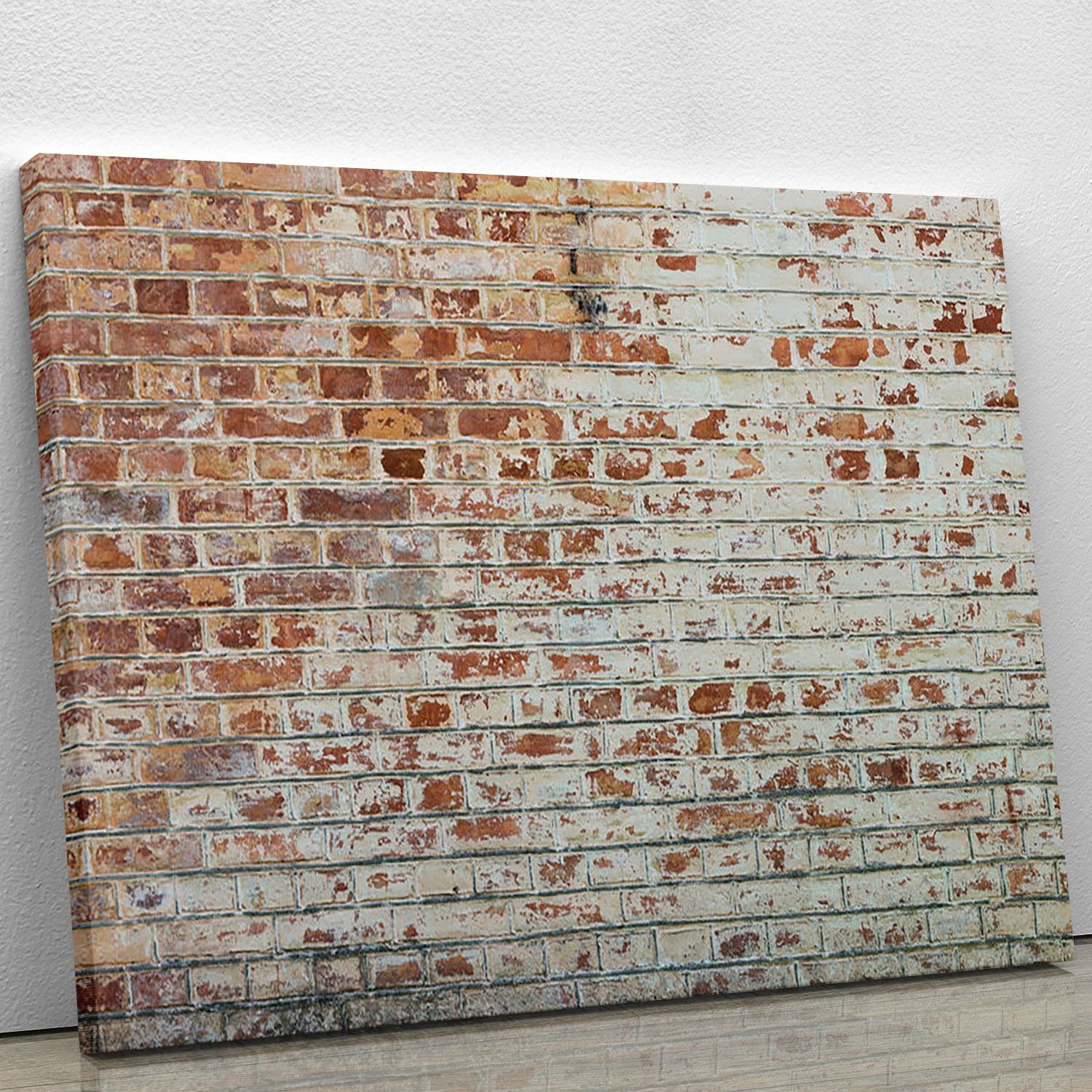 Vintage dirty brick wall Canvas Print or Poster