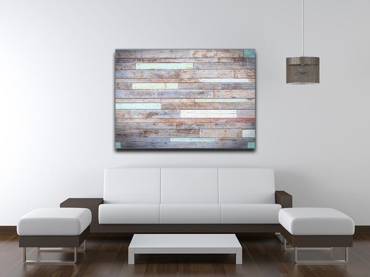 Vintage wooden wall Canvas Print or Poster - Canvas Art Rocks - 4