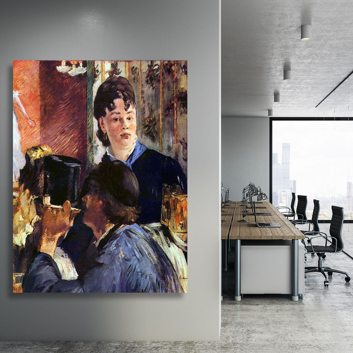 Waitress by Manet Canvas Print or Poster - Canvas Art Rocks - 3