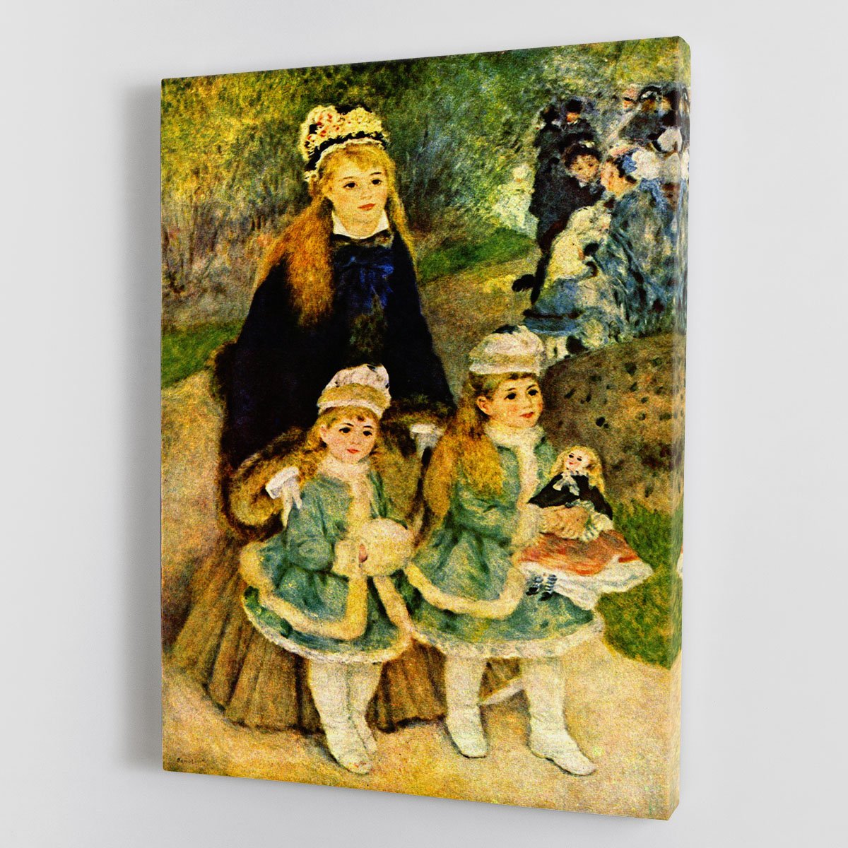 Walk by Renoir Canvas Print or Poster