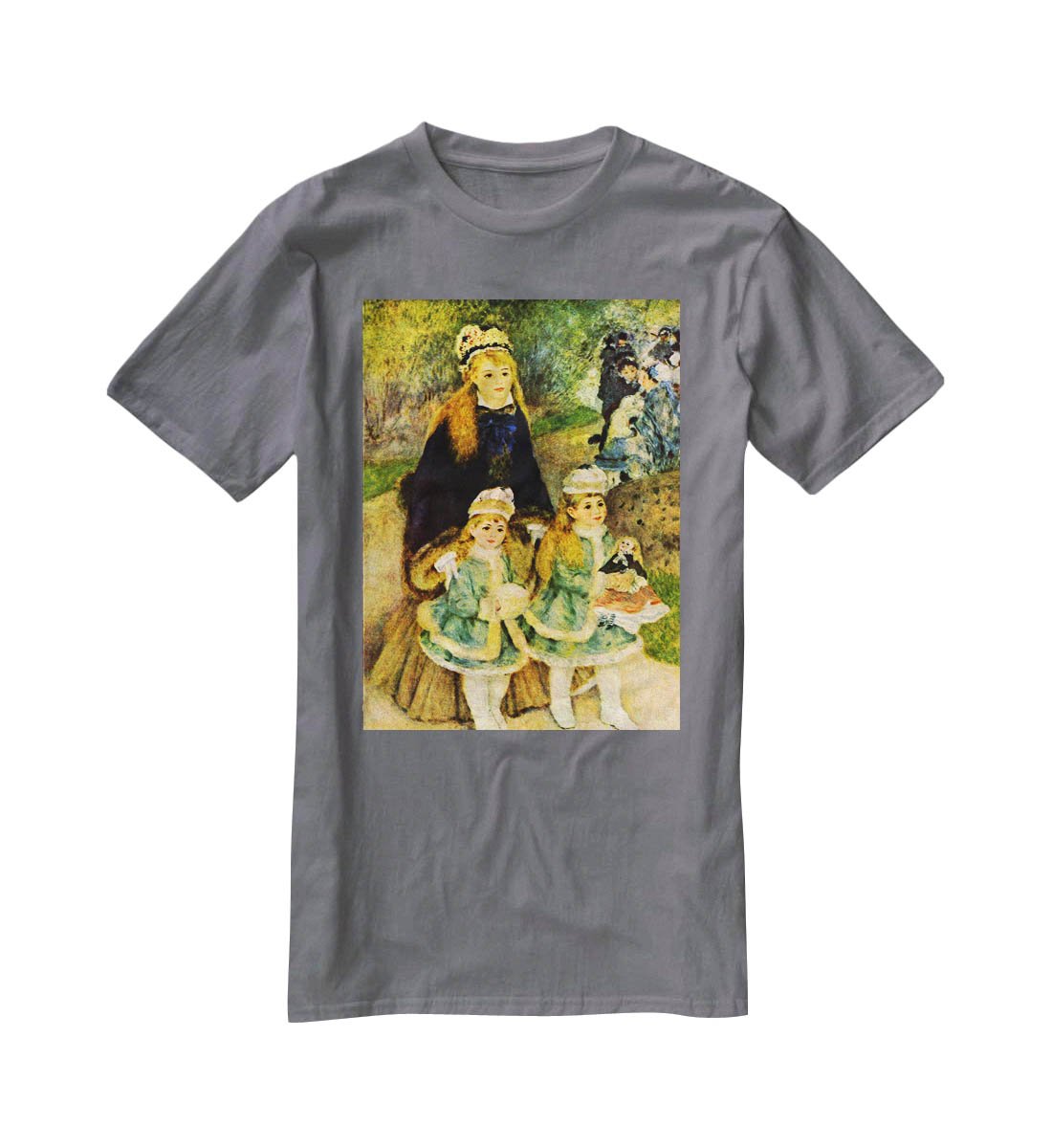 Walk by Renoir T-Shirt - Canvas Art Rocks - 3