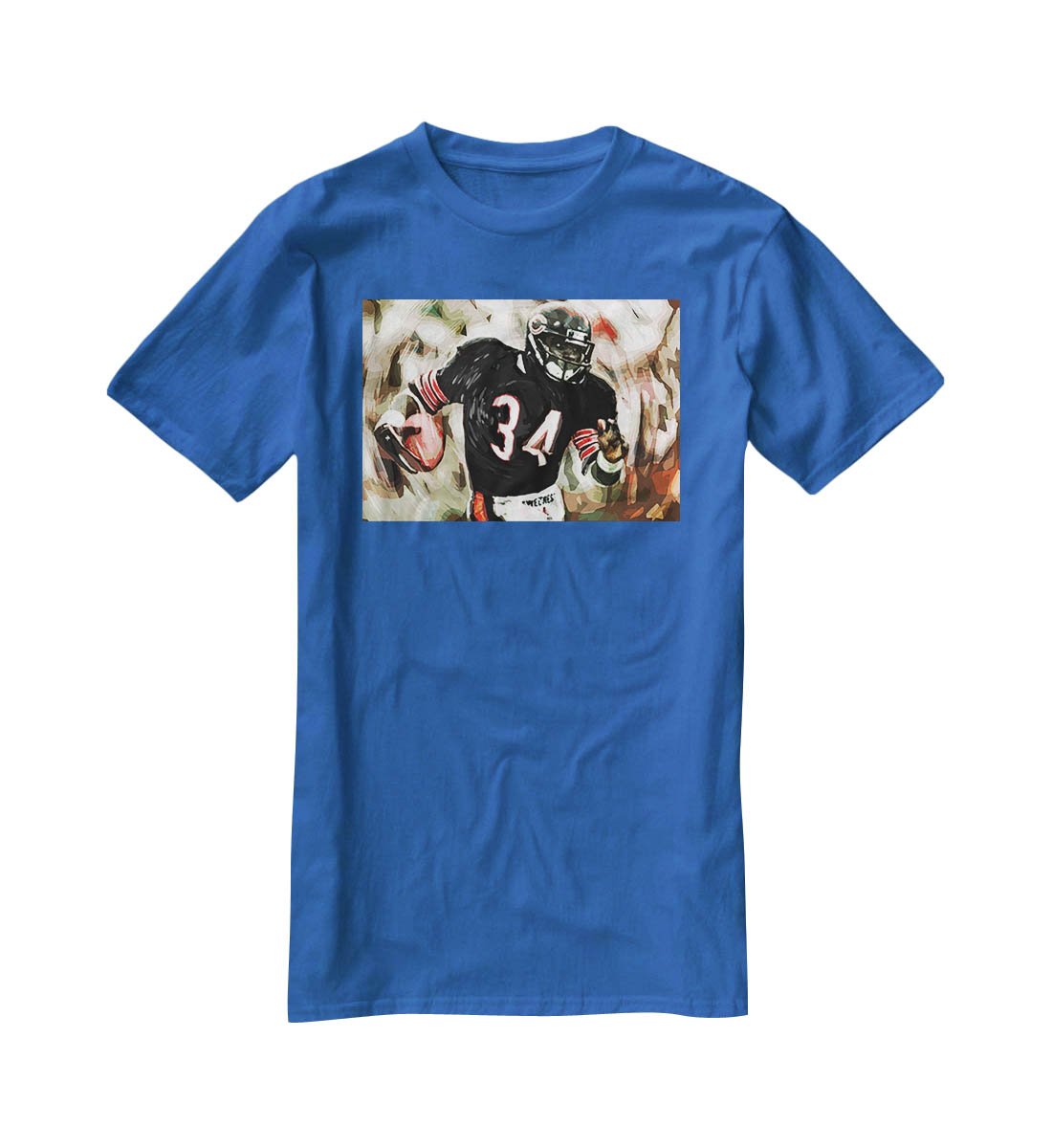Walter Payton Chicago Bears T-Shirt - Canvas Art Rocks - 2