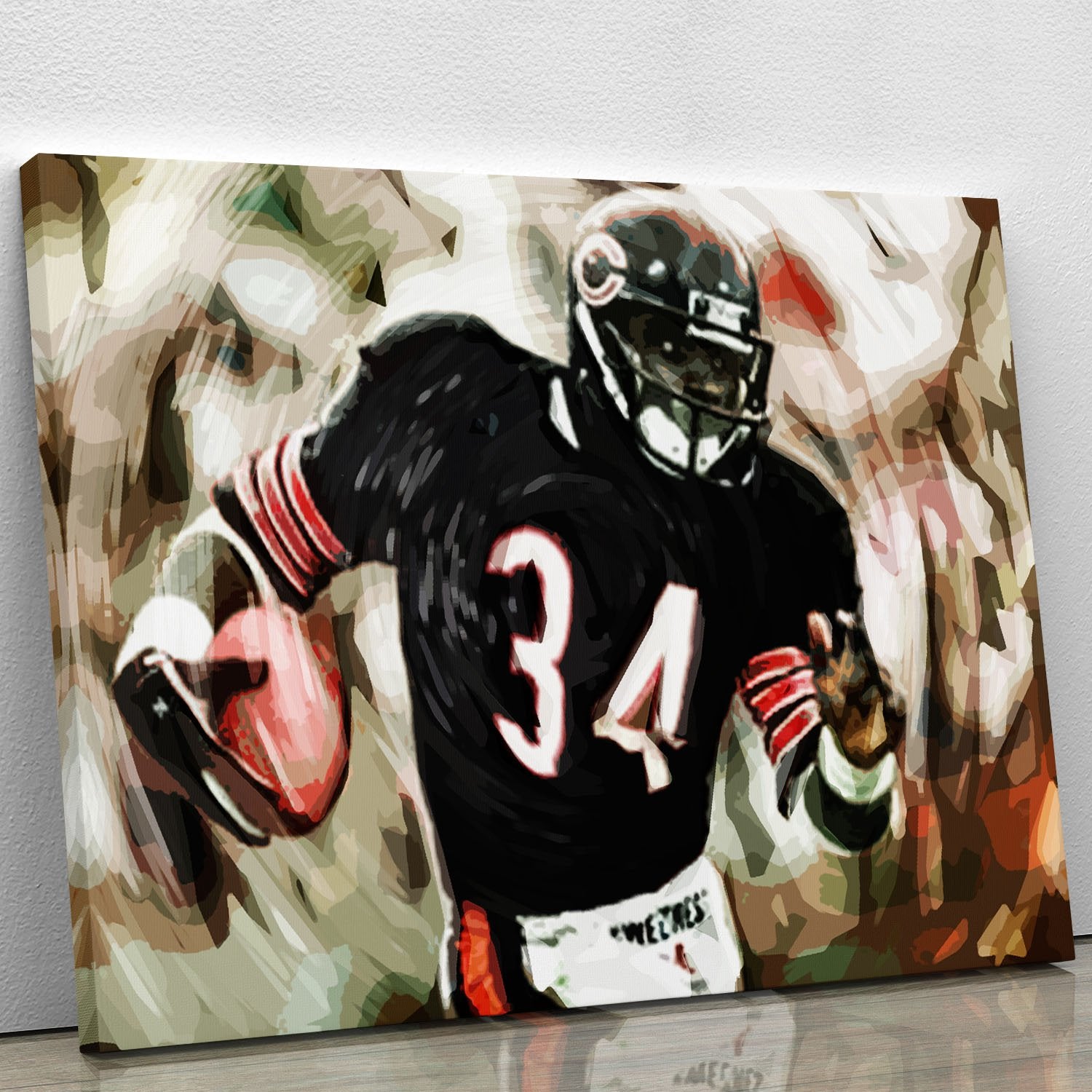 Walter Payton Chicago Bears Canvas Print or Poster