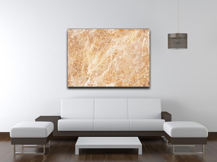 Warm colored natural marble Canvas Print or Poster - Canvas Art Rocks - 4