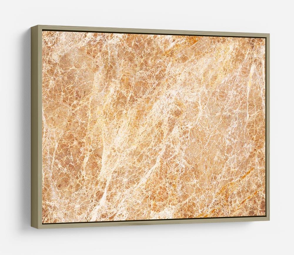 Warm colored natural marble HD Metal Print - Canvas Art Rocks - 8