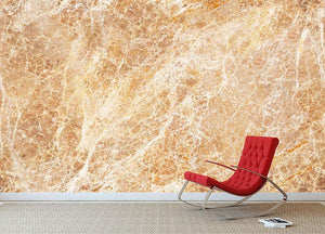 Warm colored natural marble Wall Mural Wallpaper - Canvas Art Rocks - 2