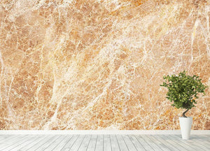 Warm colored natural marble Wall Mural Wallpaper - Canvas Art Rocks - 4