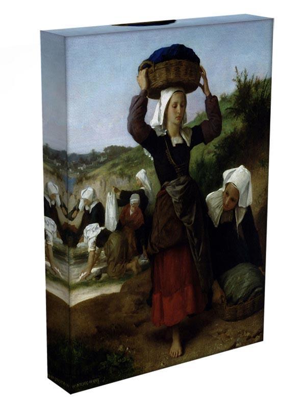 Washerwomen of Fouesnant By Bouguereau Canvas Print or Poster - Canvas Art Rocks - 3