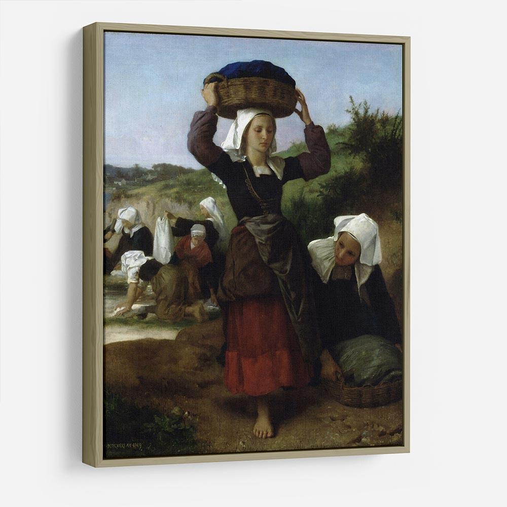 Washerwomen of Fouesnant By Bouguereau HD Metal Print
