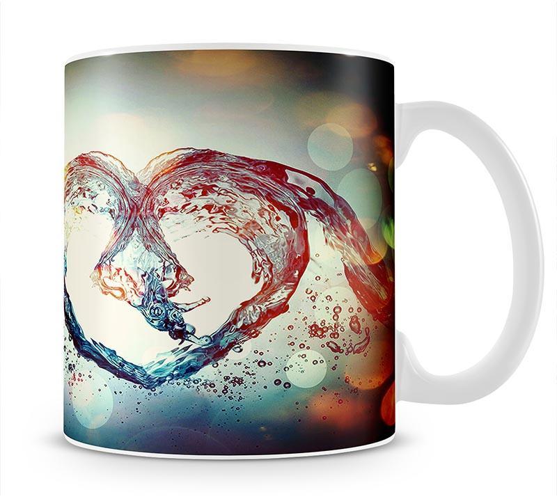 Water Heart Mug - Canvas Art Rocks - 1