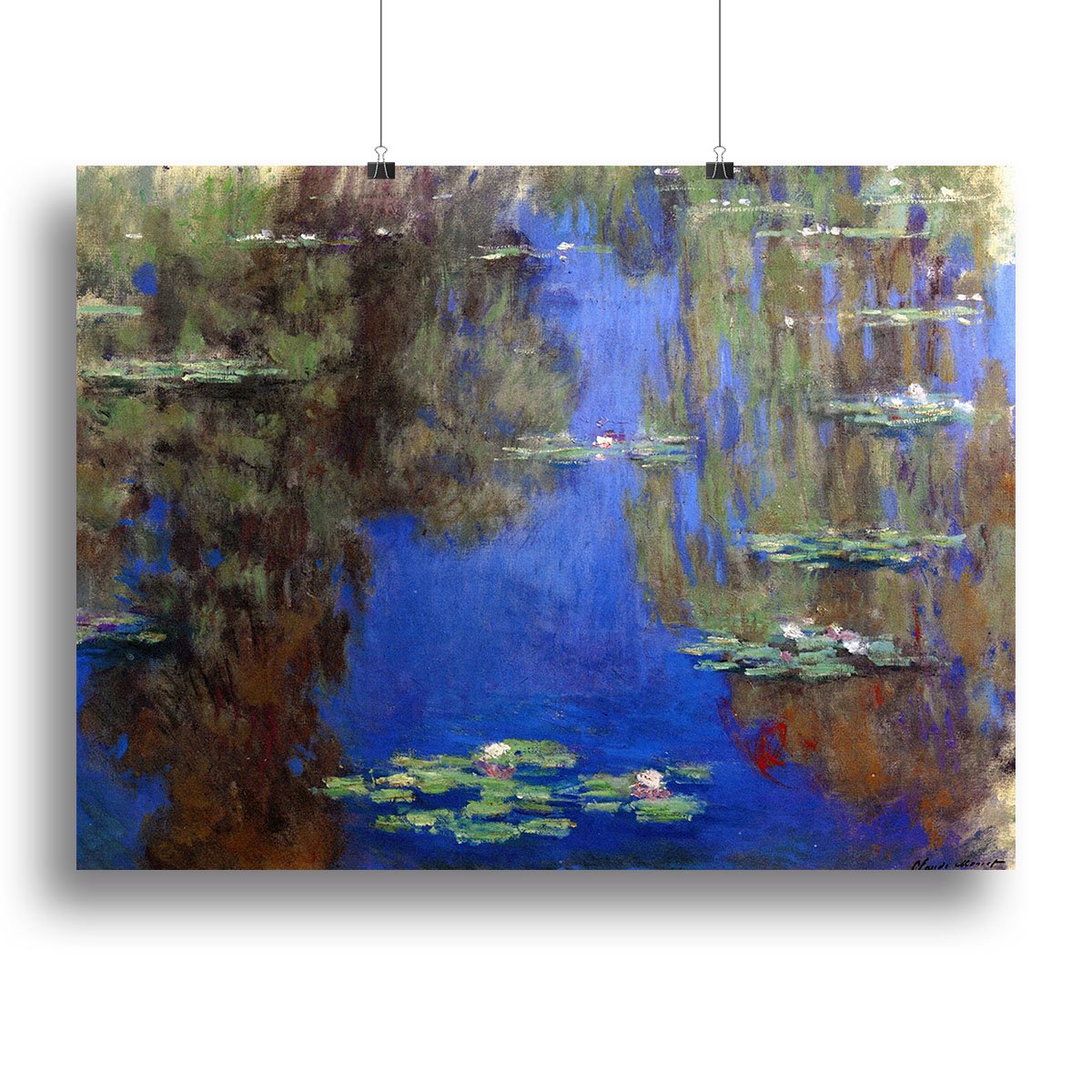 Water Lilies 6 By Manet Canvas Print or Poster