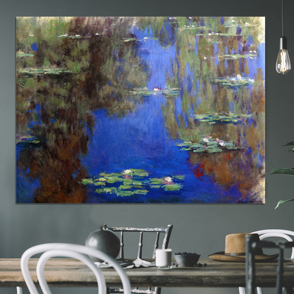 Water Lilies 6 By Manet Canvas Print or Poster - Canvas Art Rocks - 3