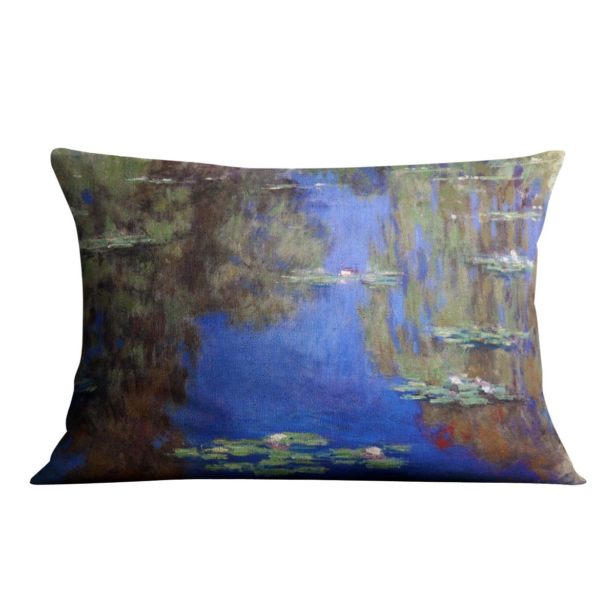 Water Lilies 6 By Manet Throw Pillow