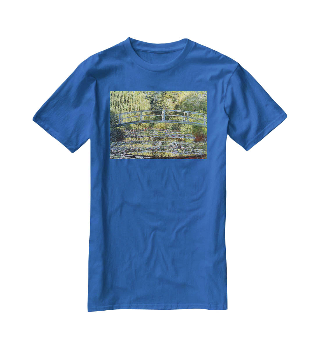 Water Lilies 9 by Monet T-Shirt - Canvas Art Rocks - 2