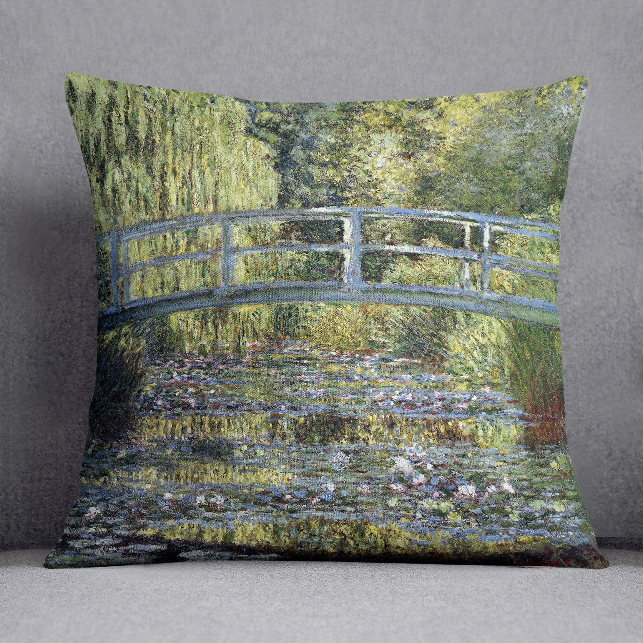 Water Lilies 9 by Monet Throw Pillow