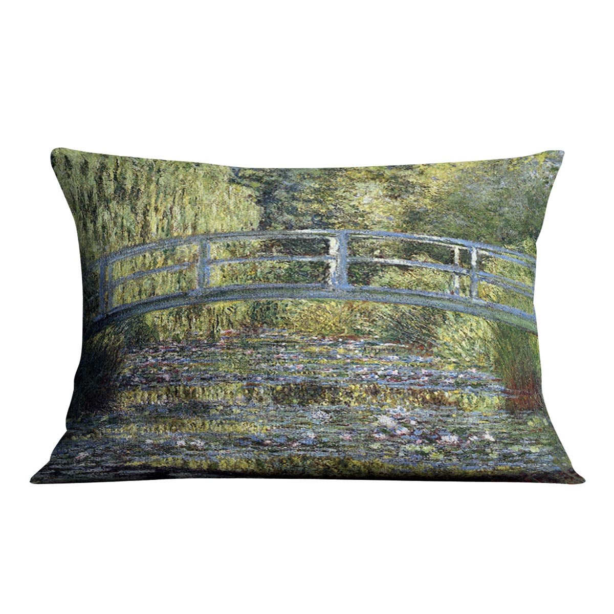 Water Lilies 9 by Monet Throw Pillow