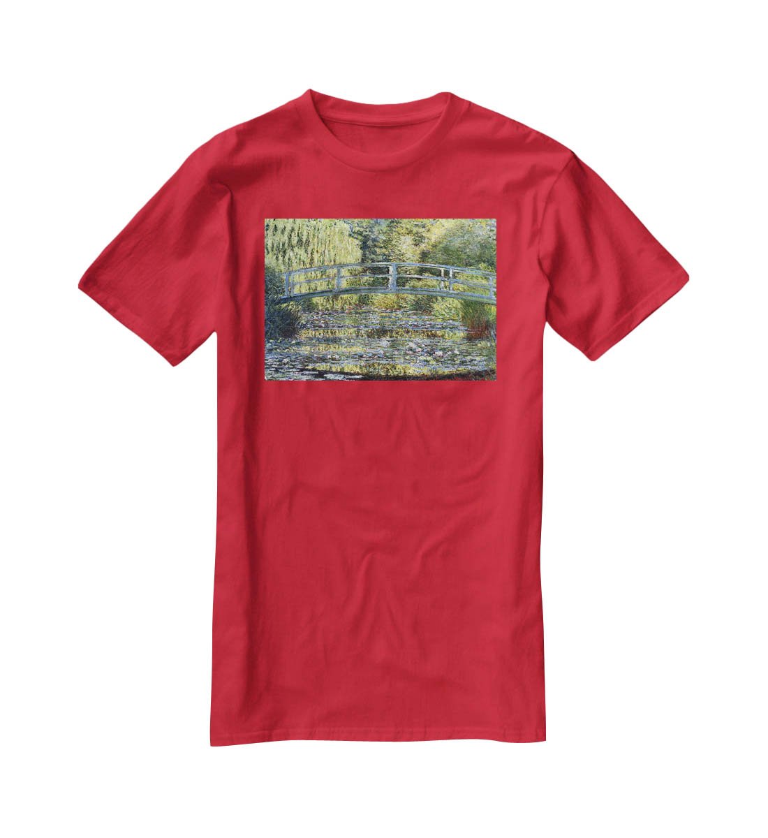 Water Lilies 9 by Monet T-Shirt - Canvas Art Rocks - 4